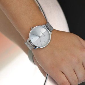 Girl's Dial Mesh Bracelet Watch